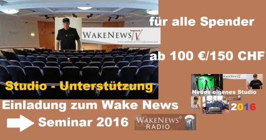 Einladung zum Wake News Seminar 2016
